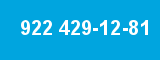 922 429-12-81
